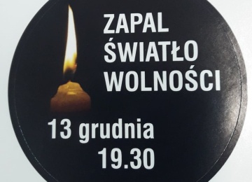 Powiększ obraz: 13 grudnia - wspomnienie 40. rocznicy wybuchu stanu wojennego w Polsce
