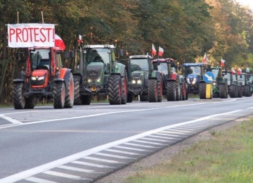 Powiększ obraz: Strajk rolników 